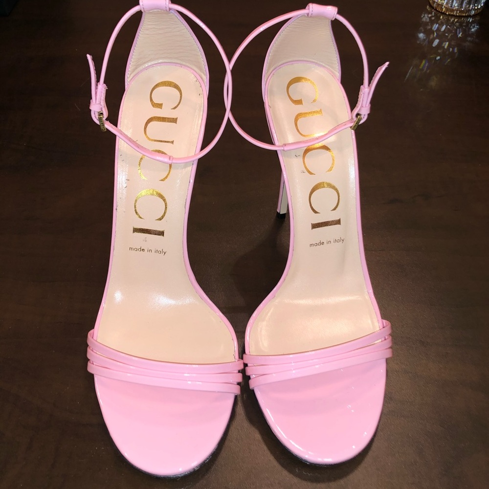 Gucci Patent Leather Sandals - Picture 2 of 6